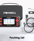 NT604 OBD2 Scanner Diagnostic Tool With ABS SRS Engine And Transmission Diagnostics with carrying case and cables shown.