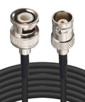 BNC Male To Female Extension Cable 16 Ft RG174 50 Ohm For SDI Video CCTV Systems Security Cameras Monitors And DVRs