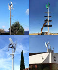 8000W Home Magnetic Levitation Wind Turbine Generator With Three Blade No Noise Portable Wind Turbine for 48V home mounted on rooftop