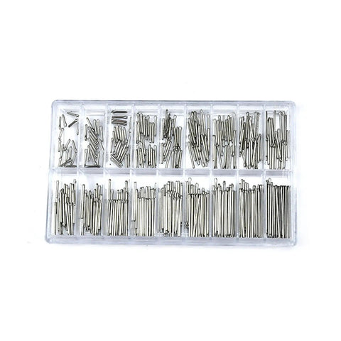 Pro Grade Watch Pin And Spring Bar Repair Kit For All Watches 6 To 23 Mm With 360 Stainless Steel Split Pins Includes 18 Sizes