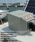 Rugged Heavy Duty 63A Rotary Changeover Switch With Exterior Box For Solar and Grid Power Switching on boat deck