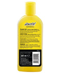 Back view of Scratch Out Liquid Car Scratch Remover And Polishing Compound For Light Scratches, 7 oz bottle, instructions visible