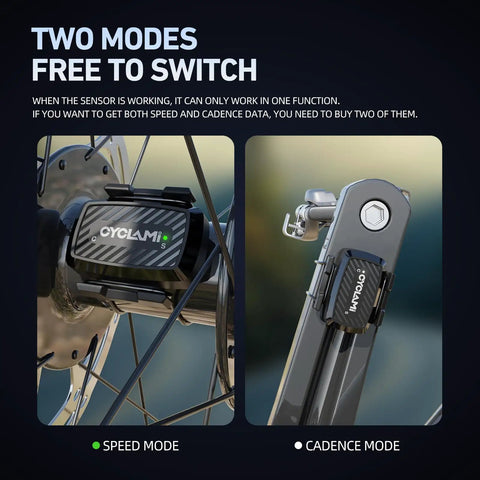 Wireless Bike Speed And Cadence Sensor With ANT Plus And Bluetooth Dual Mode RPM For All Cycling Computers, Compatible With Zwift And Rouvy, IPX6 Waterproof, 270 Hour Battery Life, Easy Setup
