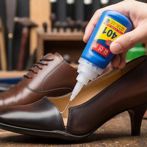 Fast Dry Shoe Repair Glue Kit Ultra Strong Beast Bond For Metal Plastic Jewelry And More Quick Set In Seconds Low Whitening 4 Pack 20ml Each Ideal For Shoes Repairs And Mini Fixes applied to shoe