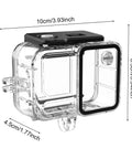 Waterproof Housing Case for Insta360 Ace Pro 2 Camera Deep Sea 45m 148ft Protection Shell Cage dimensions and design