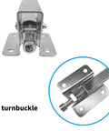 Heavy Duty Undermount Sink Bracket Kit For Kitchen With 680 Lb Capacity, Galvanized Steel, Includes 6 Adjustable Rods, Allen Key And All Screws