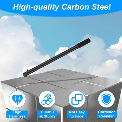 Sturdy Horizontal Hydraulic Floor Jack Handle Replacement For Cars, Heavy Duty Carbon Steel, Hardened And Rust Resistant