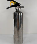 Heavy Duty Class K Wet Chemical Fire Extinguisher 34 Fl Oz 2 Pack shown in silver, designed for kitchen grease and fryer flames.