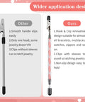 Comparison of a traditional jewelry clasp tool and the 2 In 1 Bracelet Helper Tool For Self On Quick Release Jewelry Clasp Assist Bracelet And Necklace Fastener With Hidden Hook Anti Scratch Clip 197mm Extended Design For All Hand Sizes