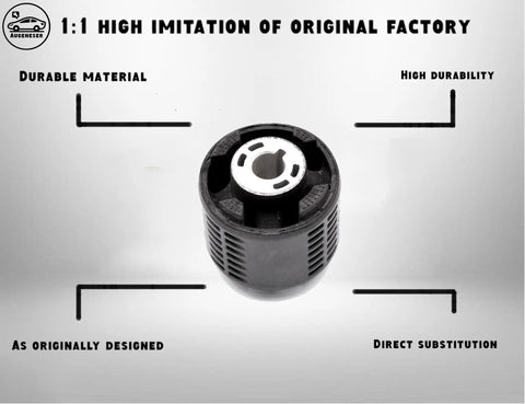 Heavy Duty Rear Motor Bushing Replacement For Tesla Model 3 And Model Y showing detailed rubber construction and design for direct fit.