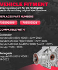 Heavy Duty Upgraded Rear Differential For Can Am Outlander Renegade Atv 2019 Replacement Direct Swap with fitment details.