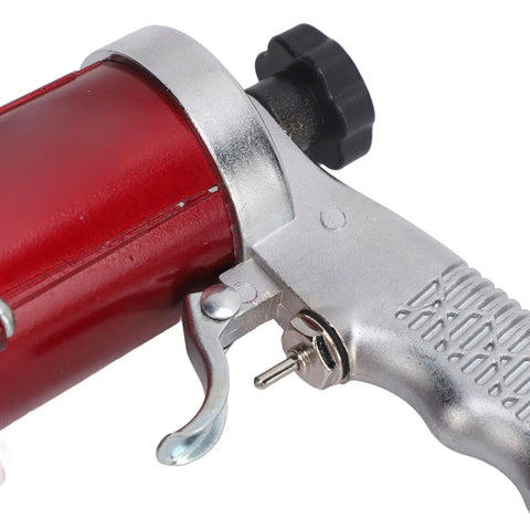 Heavy Duty Pneumatic Grease Gun With G1/4 Quick Coupler, 10k To 12k PSI High Pressure Output, metal handle close-up