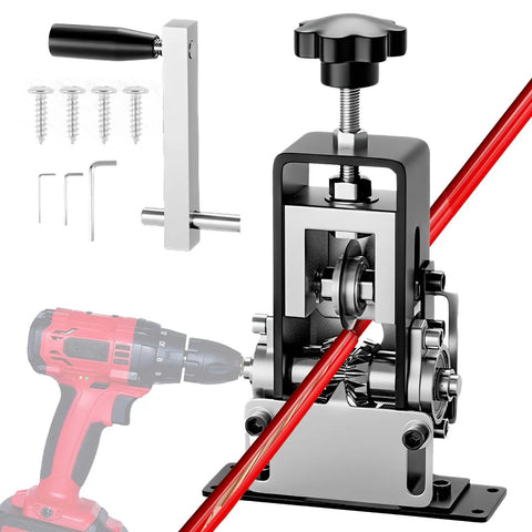 DIY Friendly Wire Stripper Machine For Copper Scrap Recycling with aluminum frame, detachable handle, and drill attachment