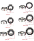 Ball bearings kit with ABEC-5: 6203-2RS, 6003-2RS, 6903-2RS, 628-2RS, 608-2RS, 698-2RS