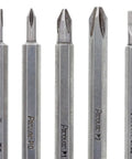 Set of screwdriver bits for Compact Multibit Screwdriver With Instant Bit Change System Slim Handle For Easy Grip