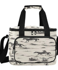Desert Explorer Insulated Lunch Bag With Leakproof Cooler Interior Waterproof 600D Oxford Fabric Large Picnic Box For Beach Camping