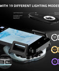 Phone Microscope With 200X Magnification And Built In LED UV Light For iPhone And Android CPL Polarizing Filter Portable Zoom Lens Attachment For Plants Coins Jewelry And Tiny Details On The Go, 19 lighting modes