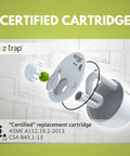 EZ-Trap waterless urinal cartridge replacement for Bobrick Falcon Sloan, certified design with parts and replacement kit components.