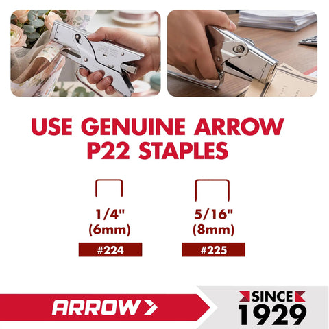 Heavy Duty Handheld Plier Stapler For Crafts Office And Insulation Accepts One Quarter Inch And Five Sixteenth Inch Staples Built Tough For Paper Bags Cardboard And More With Easy Grip Handle