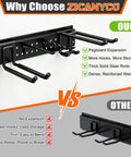 Comparison of Beefy 66 Inch Garage Tool Organizer Wall Mount With 13 Adjustable Heavy-Duty Hooks and other tool racks