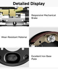 Rear Driver And Passenger Side Brake Cluster details with responsive brakes and wear-resistant material