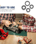 16 Pcs RC Ball Bearing Kit For RC Car With Deep Groove Design And High Strength Steel For Enhanced Stability, Flexible Compatibility, Quick Replacement, And Easy Installation For Upgrading, Repair, And Maintenance, shown with RC car repair