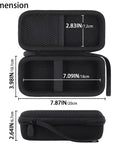 Beefy Rugged Hard Travel Case for Anker Prime 26250mAh 300W Portable Charger A110A Case Only Black Shockproof Dustproof Protective Shell