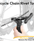 Chain Wear Checker Gauge With Master Link Pliers And Chain Breaker Rivet Tool for Road Mountain and Hybrid Bikes in action
