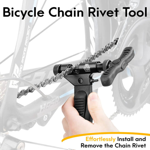 Chain Wear Checker Gauge With Master Link Pliers And Chain Breaker Rivet Tool for Road Mountain and Hybrid Bikes in action