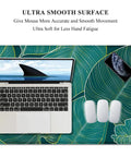 Ultra Large Green Tropical Leaves Desk Pad For Keyboard, Laptop And Computer, XXL Gaming Mouse Pad, 35.5 By 15.7 Inches