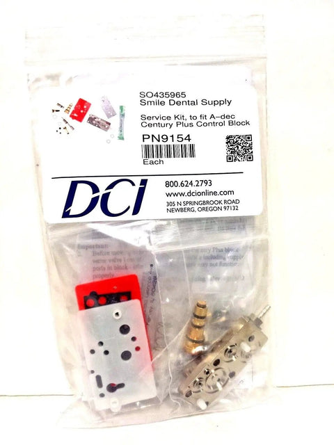 Century Plus Control Block Service Kit For A-Dec Dental Chair Systems Easy Install Replacement Parts Pro Maintenance Kit Durable Block Diagnostics Keeps Your Chair Running Smoothly, sealed kit with metal and plastic parts