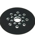 4 Pack 5 Inch Orbital Sander Replacement Pads With Snap-On Soft Interface For Ex125-1AE GEX125-1AE Sanders showing a hook and loop pad.