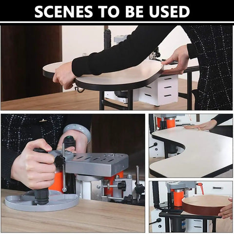 No Sweat Heavy Duty Woodworking Edge Bander With Double Side Glue For Quick Pvc And Plywood Strip Bonding in use on a wooden surface.