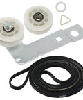 Upgraded Dryer Drive Belt Kit With Idler Pulley And Pulley Kit 661570V 661570 279640 W10837240, components displayed