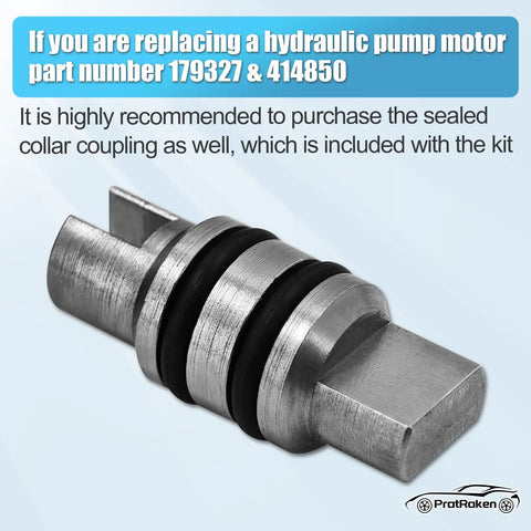 Sealed collar coupling for Replacement Hydraulic Pump Motor For Unidirectional RV Leveling Power Units Heavy Duty Build