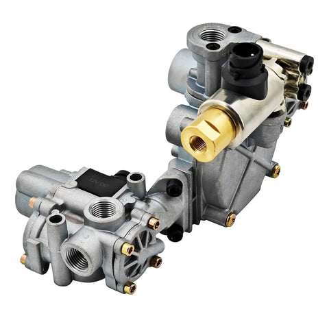 Heavy Duty Rear ABS Modulator Valve And Electronic Control Unit Assembly For 4S 4M And 6S 6M Tractor, 12V ATC, Five Point Five PSI Crack Pressure, Direct Fit Replacement For Heavy Duty Trucks And Farm Equipment 4725002230 S4725002230