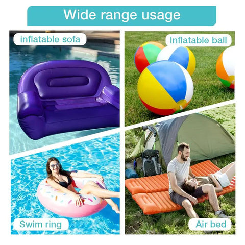 Portable Electric Air Pump For Inflatables use on sofa, ball, swim ring, and air bed, ideal for home and outdoor settings