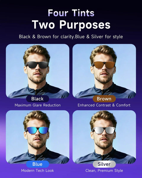 Four Pack Polarized Clip On Lenses For Meta Wayfarer Regular Size RW4008 RW4006 RW4012 50 22 Anti Glare UV400 Sunglasses Accessories in four tints