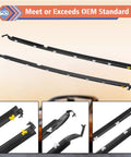 Left And Right Outer Door Window Molding Trim Weatherstrip Seal Belt For Mazda Miata 1990 2005 Replacement Parts NA01 58 810F NA01 59 810F Durable Weather Sealing shown with close-up details and installation examples highlighting OEM standard quality.