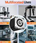 Nema 23 closed-loop stepper motor with integrated driver, 2-phase bipolar, 3 Nm torque for CNC mill/lathe