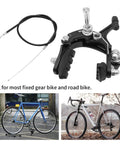 Road Bike Brake Caliper Kit With Aluminum Alloy Construction And C Shape Brake Lever, Housing And Cable for road cycling
