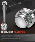 Heavy Duty Front Driveshaft Assembly For Ford F150 Expedition Lincoln Navigator Compatible With BL3Z4A376B, showing robust design and components.