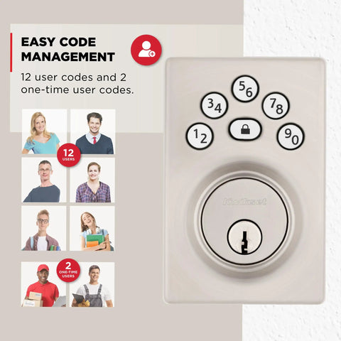 Keep Your Home Secured Tight With This Top Notch Keyless Deadbolt Featuring Five Button Keypad And Satin Nickel Finish For No Sweat Code Setup And Smooth Auto Locking Performance