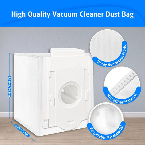 Clean Station Dust Bags For Jet 70 75 90 Series Cordless Vacuums Six Pack Replacement Fits VCA ADB90 with material details