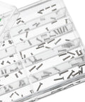 Top Shelf Watch Repair Screws Set Including Ten Precision Stainless Steel Micro Screws Flat Head Build for watch band and case.