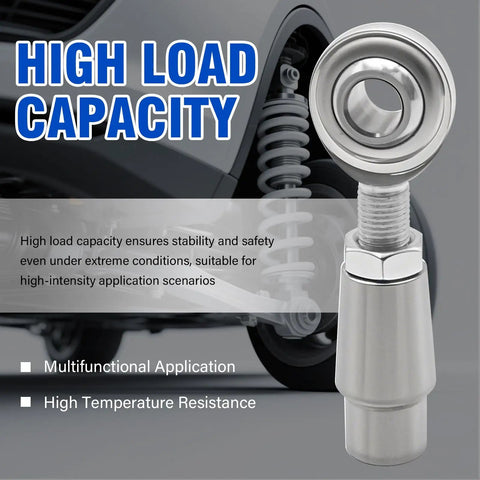 Beefy Heavy Duty Heim Joint Rod End Kit Three Eighths By Three Eighths Twenty Four Threads Panhard Bar Kit With Tube Adapters And Jam Nuts For Clutches Brakes And Steering Linkages Two Pack heim joint on suspension link