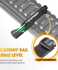 Scope Leveling Kit For Rifles With Magnetic Universal Mount High Precision Bubble Level on Picatinny rail