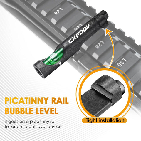 Scope Leveling Kit For Rifles With Magnetic Universal Mount High Precision Bubble Level on Picatinny rail