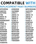 List of compatible replacement part numbers for Fridge Condenser Fan Motor Replacement 120V 2W 0.28A 50 60 Hz Compatible With Admiral Amana Crosley Estate Inglis Jenn Air Kenmore Whirlpool Appliances For Easy DIY Repair