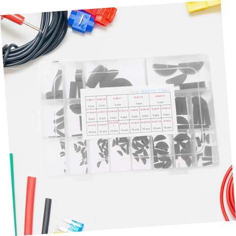 Woodruff Key Assortment Kit For Mechanical Projects Pro Grade Heavy Duty Carbon Steel Semicircle Keys in clear box with compartments.